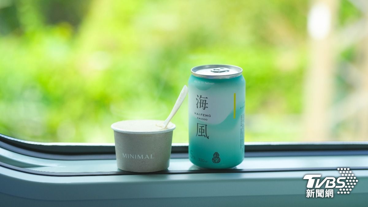 延續排隊米其林一星 Minimal 推出夏季路線限定冰淇淋碧螺春和紅石榴口味。（圖／華子琛攝）