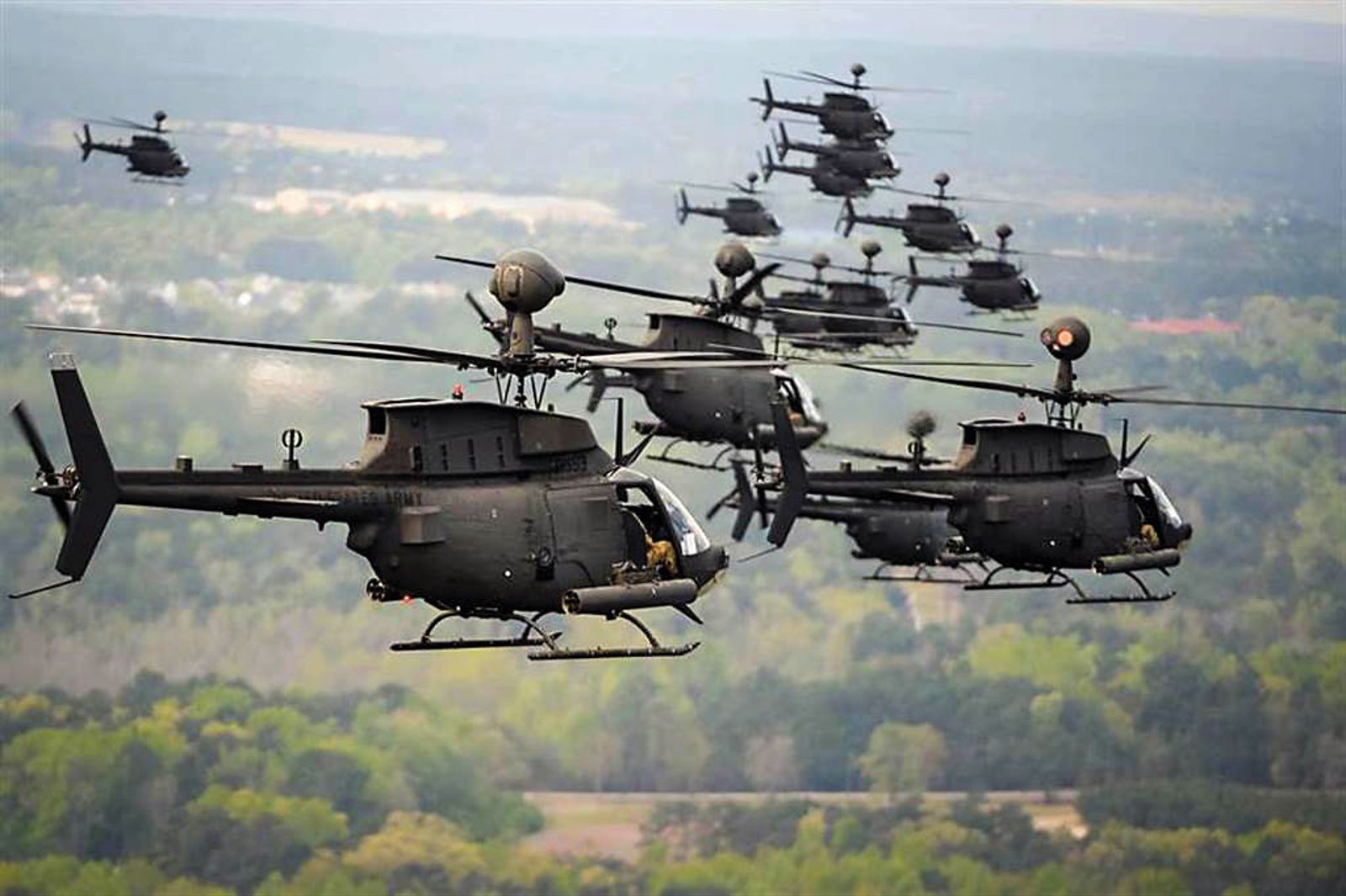 OH-58戰蒐直升機演訓計畫內容,納入陸軍航特部漢光38號演習實兵演練規劃,幸好史濬程索取資料失敗。(美國陸軍)
