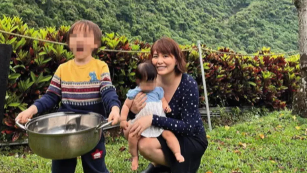 馨儀曾自己帶著孩子去露營,過著形同偽單親的生活。(圖/翻攝自馨儀IG)