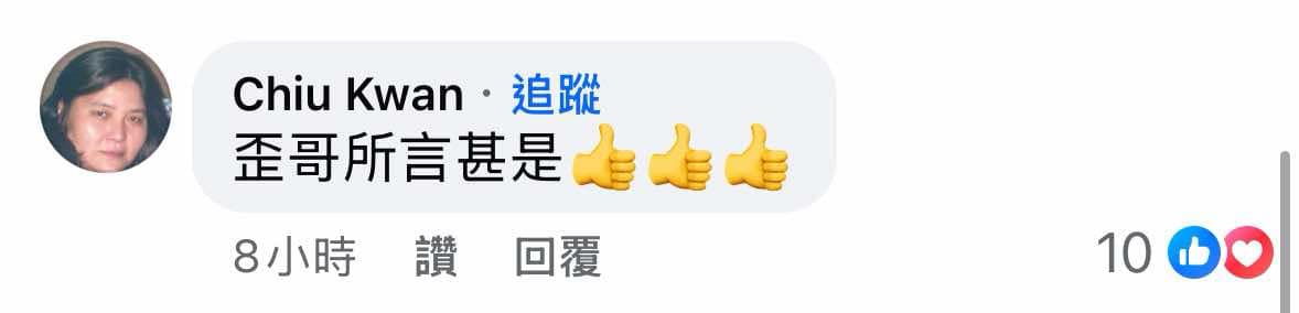 邱瓈寬心疼孟耿如處境。(圖/翻攝自張永正臉書)