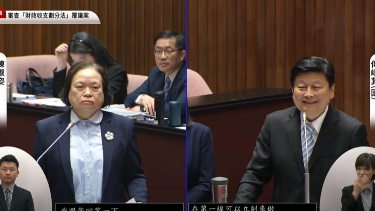 質詢問當祖母了嗎?主計長回「沒有,我單身」 傅崐萁尷尬秒道歉