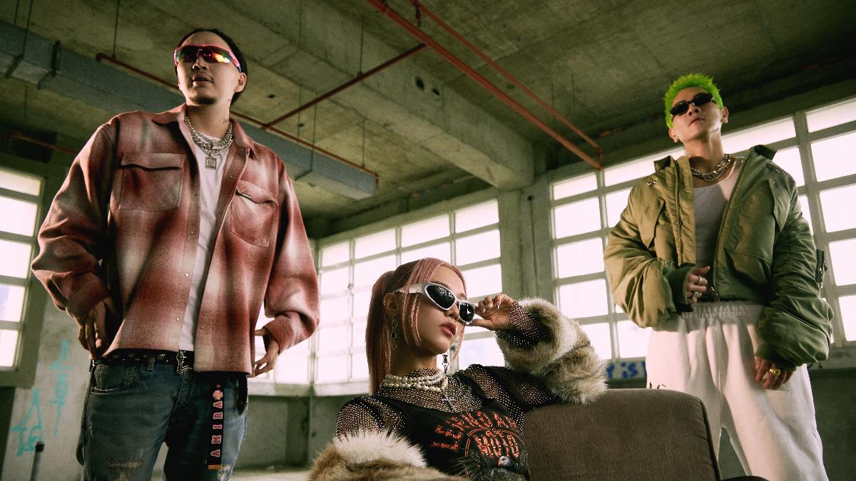 DJ金城(右起)邀連穎、GINJIN合作新歌〈Take A Chance〉。(圖/SPOTLIGHT X提供)
