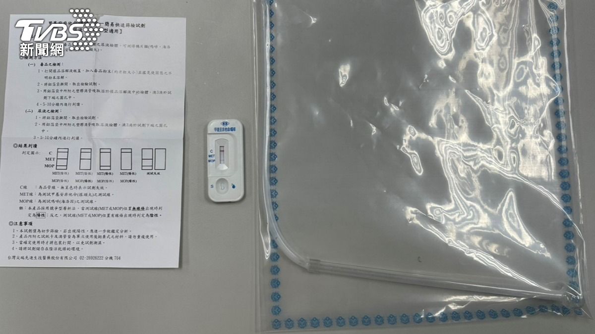 警方查緝毒品吸食器。(圖/TVBS)