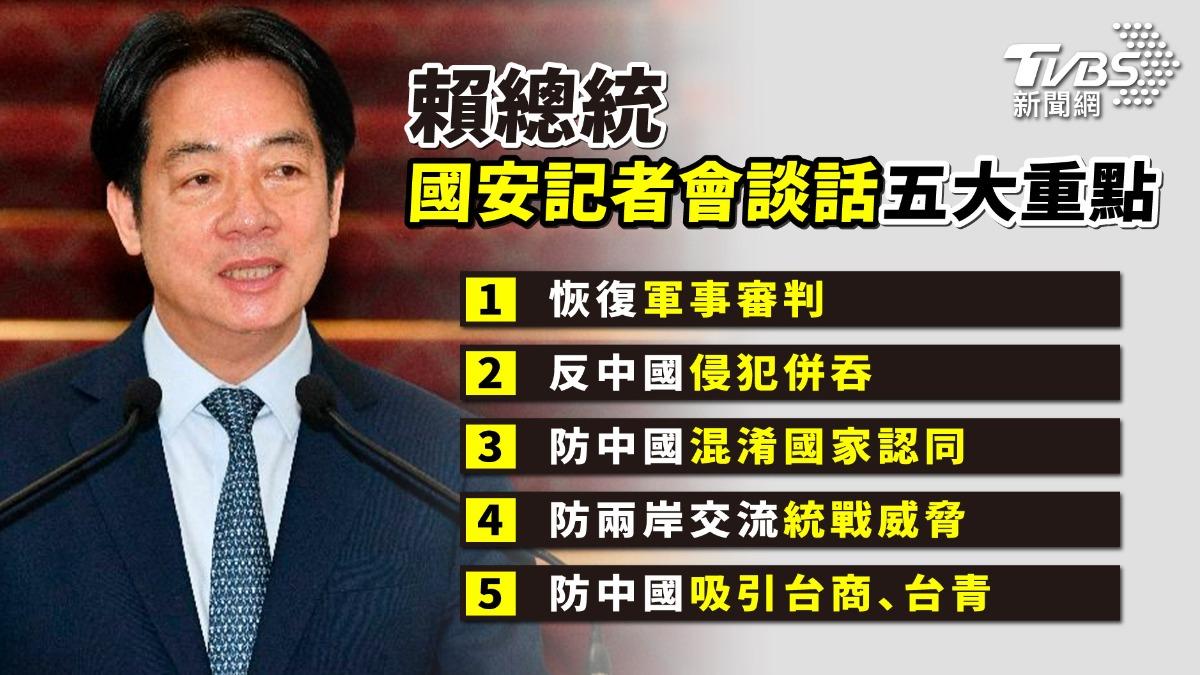軍事審判-賴清德-軍法-軍事法庭-國安高層會議