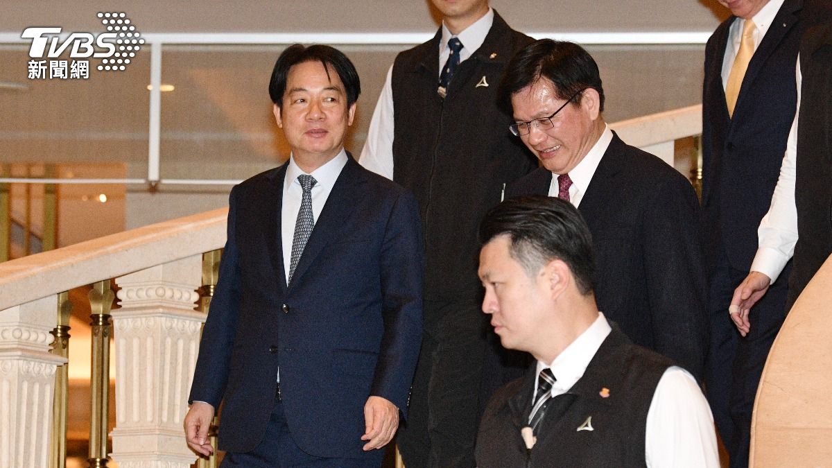 賴清德、林佳龍出席外交部春宴。(圖/胡瑞麒攝)