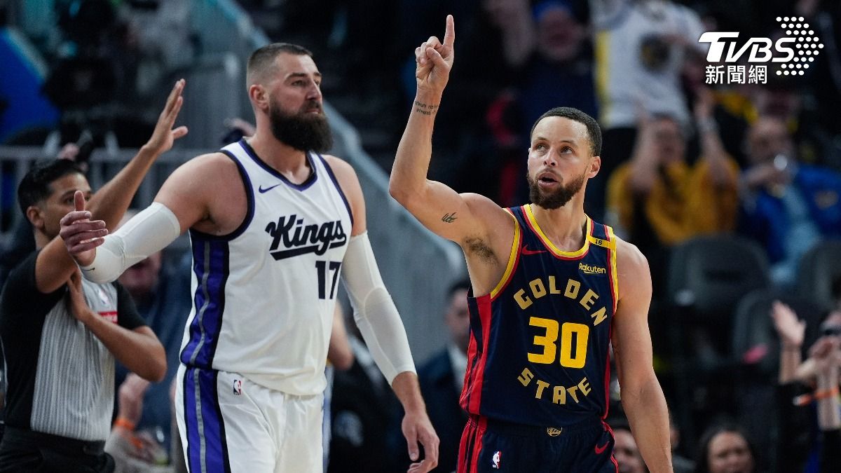 NBA/柯瑞「生涯4千顆三分」達標! 勇士痛宰國王奪6連勝