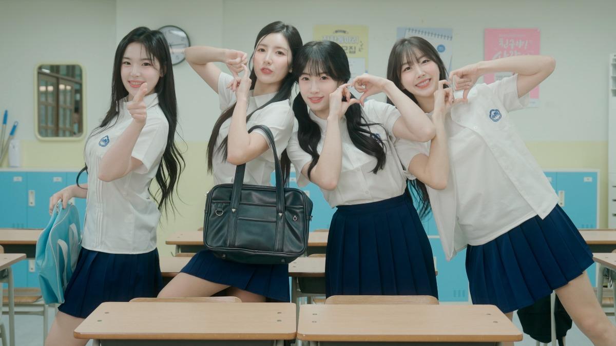 韓籍啦啦隊成團出道!首支單曲上演「制服愛戀」 專輯限量開賣