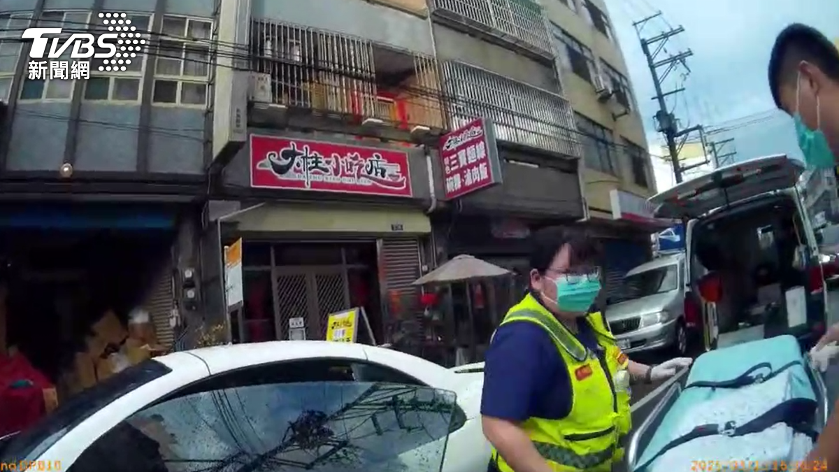 男子經送醫治療後撿回一條命。(圖/TVBS)