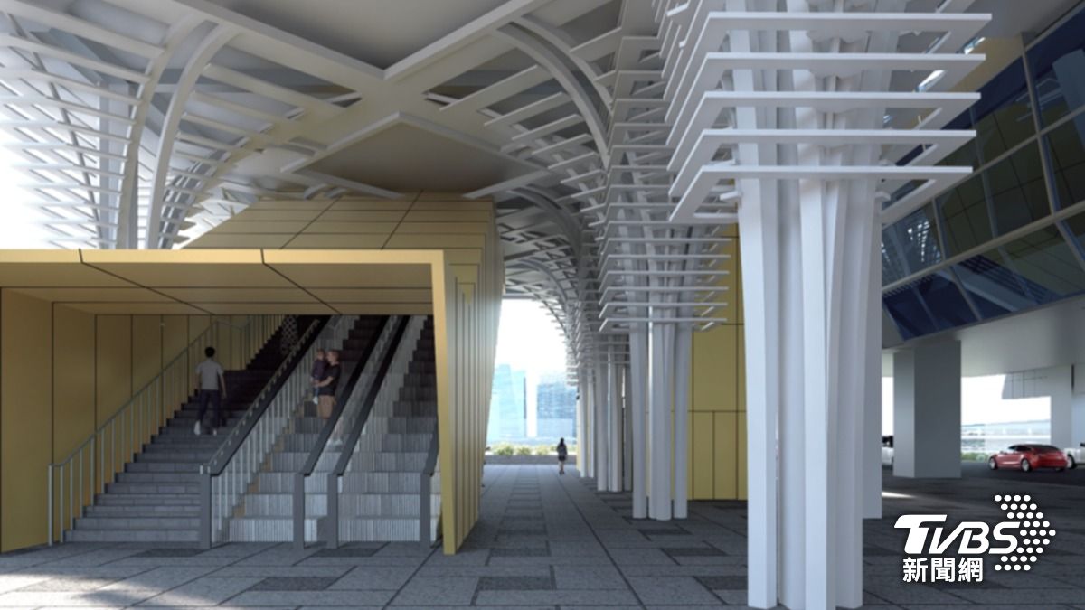 環狀線板橋站新增出入口統包工程14日決標,預計2027年啟用,為新板特區周邊運量預做規劃。(圖/新北捷運局提供)