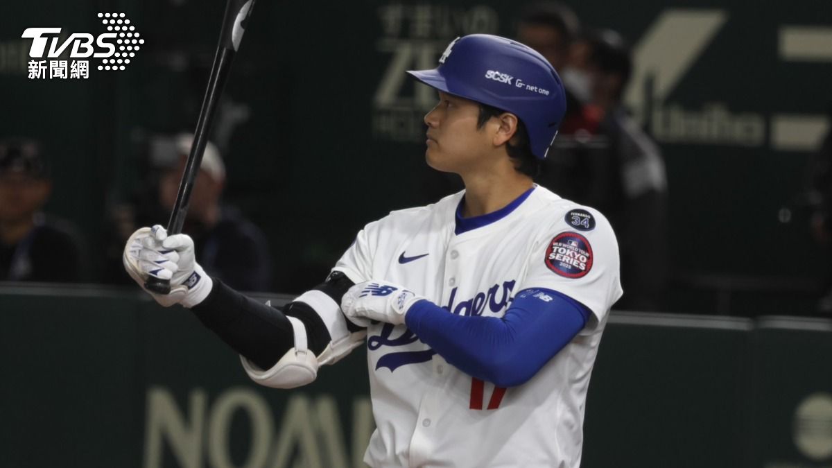 大谷翔平揮棒速度相當驚人。(圖/李建緯攝)