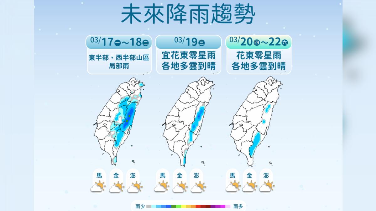 天氣/強烈冷氣團發威!「8縣市低溫特報」低溫探10度 雨區看這