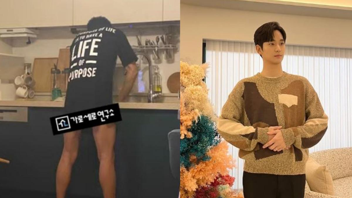 不只有半裸洗碗照!韓媒預告「還有更大尺度」喊話金秀賢:快道歉