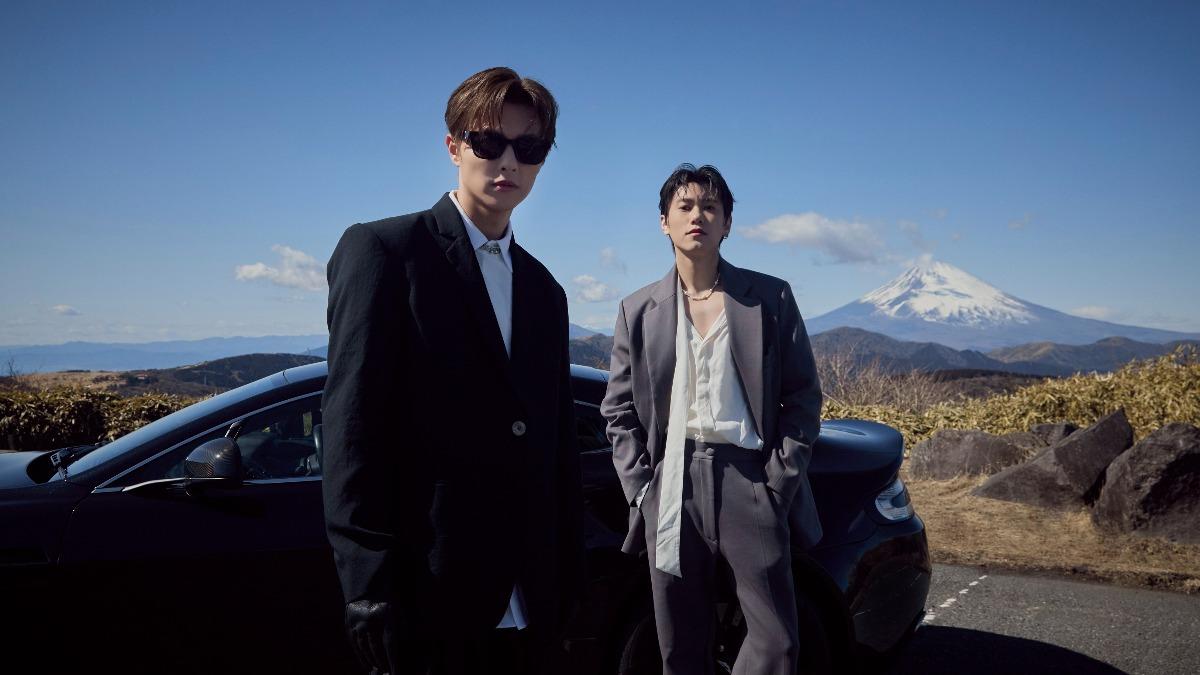 王子、邱宇辰一起到日本拍MV。(圖/喜鵲娛樂提供)