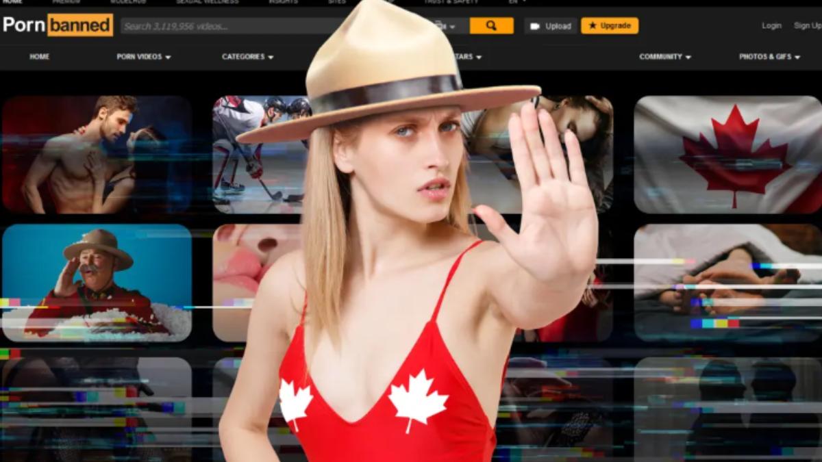 加拿大人民希望禁止美國民眾使用成人網站Pornhub。(圖/翻攝自 紐約郵報)
