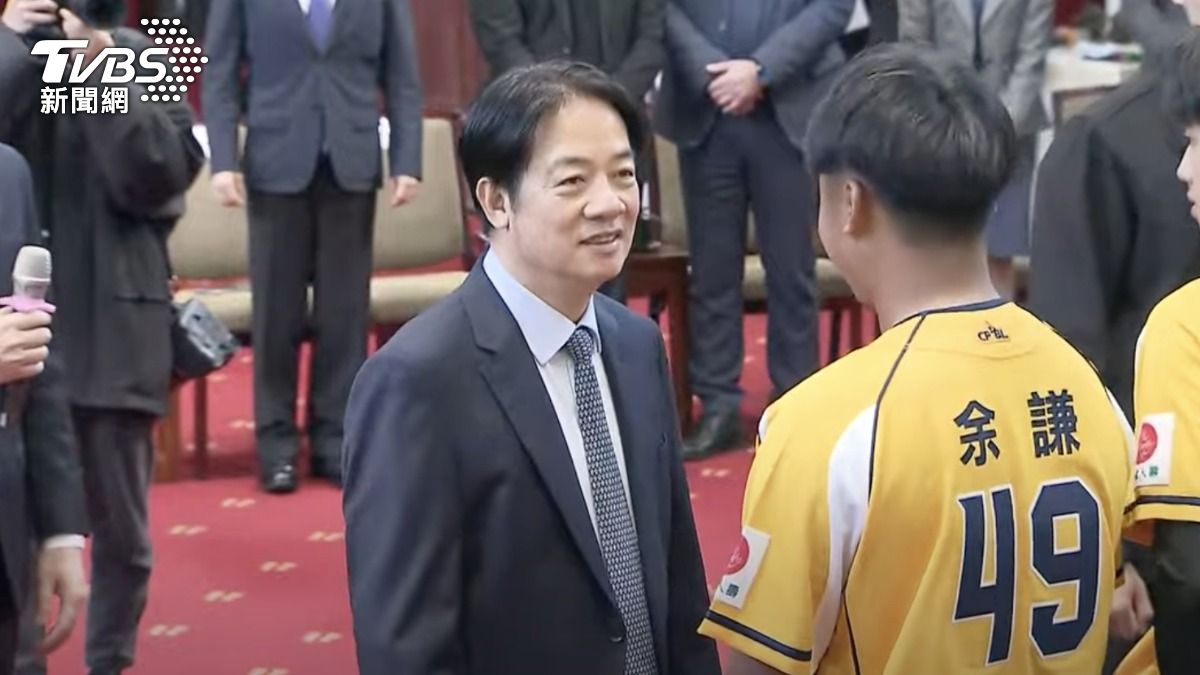 接見兄弟!賴清德2度喊我是獅迷 蔡其昌笑:難免有遺憾