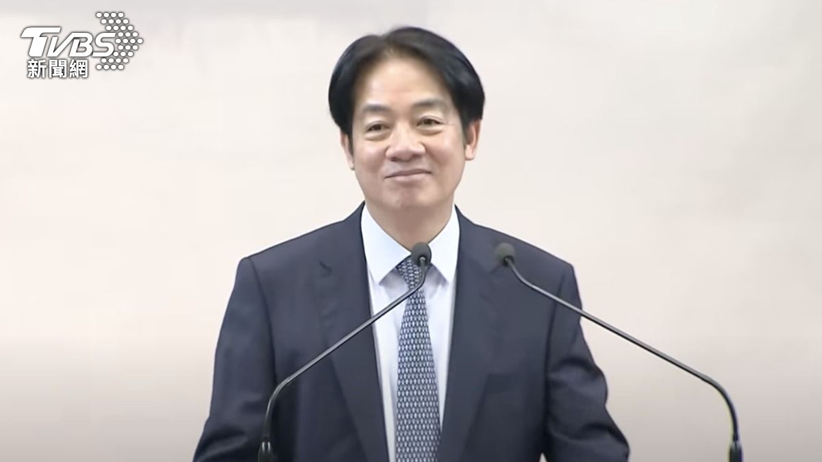 賴清德致詞時細數每個球員的表現大讚一番。（圖／TVBS）