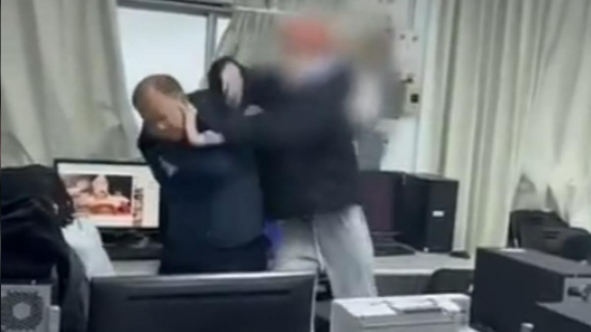 嗆「四眼田雞」!龍華科大學生猛壓老師頭 慘摔眼鏡噴飛