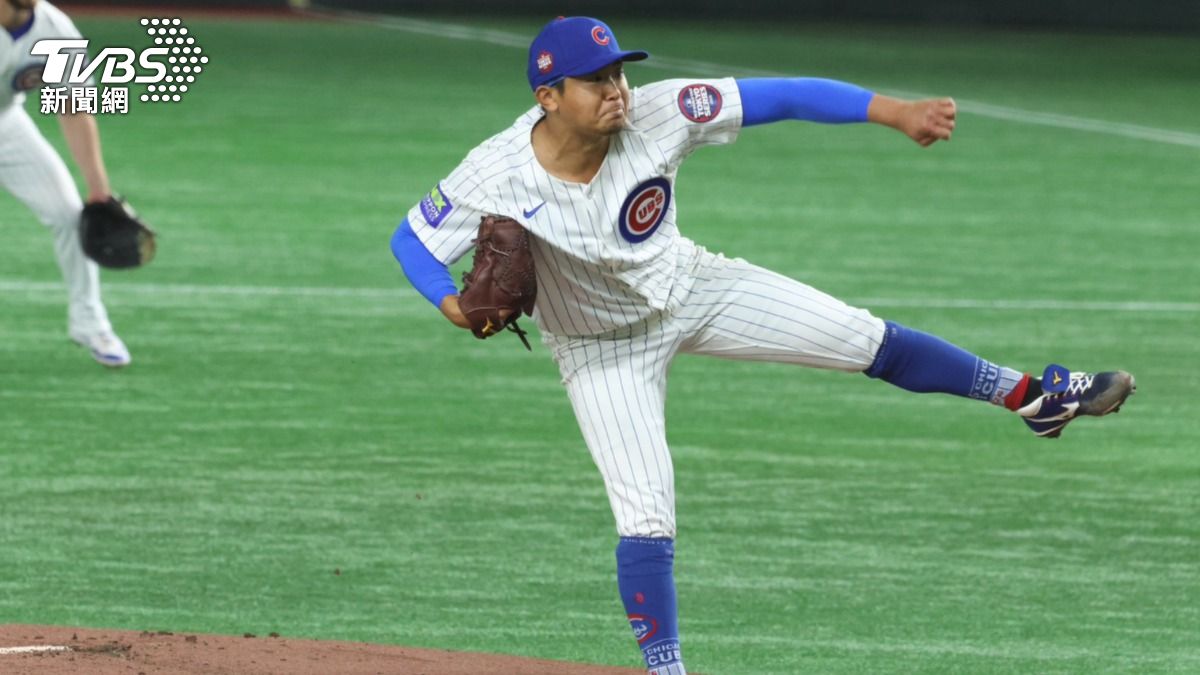 今永昇太4局無失分,可惜小熊最終以1:4不敵道奇。(圖/李建緯攝)