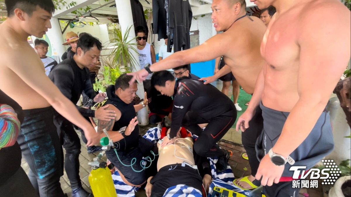 台消防員揪團菲國潛水渡假 遇韓客「歐卡」急救人搶命