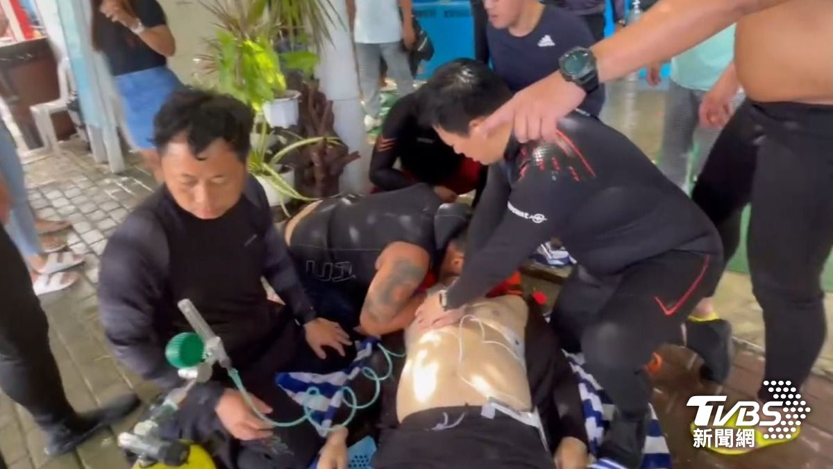 台旅團成員全是救難專業,臨場救助就是平日工作內容,完全不必溝通,默契自然流露。(圖/張旗元提供)