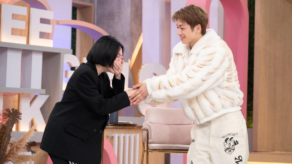 小S看到三浦孝太超激動。(圖/東森提供)