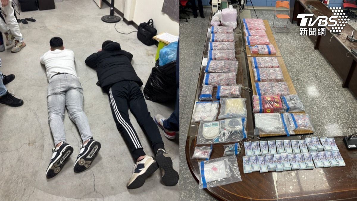 警破台中製毒廠 3男落網搜大批毒品「可供萬人吸食」