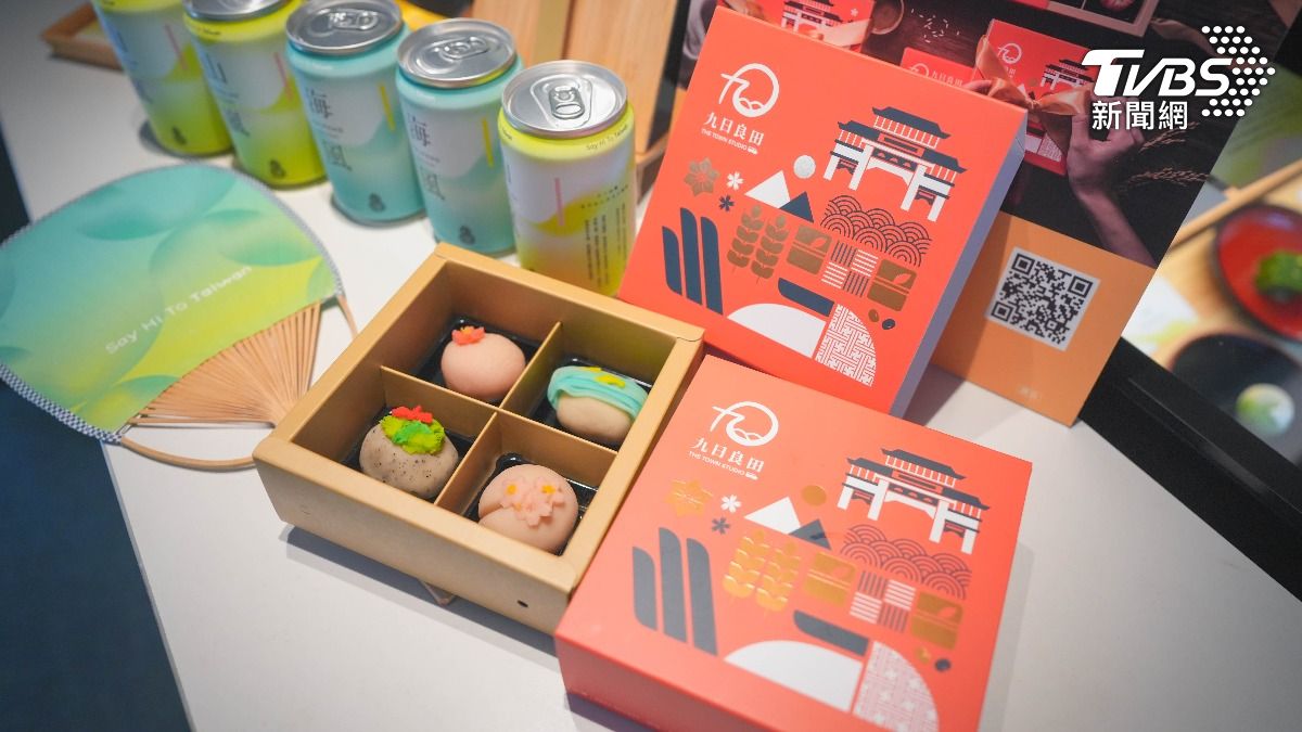 山嵐號限定日式和菓子禮盒。(圖/華子琛攝)