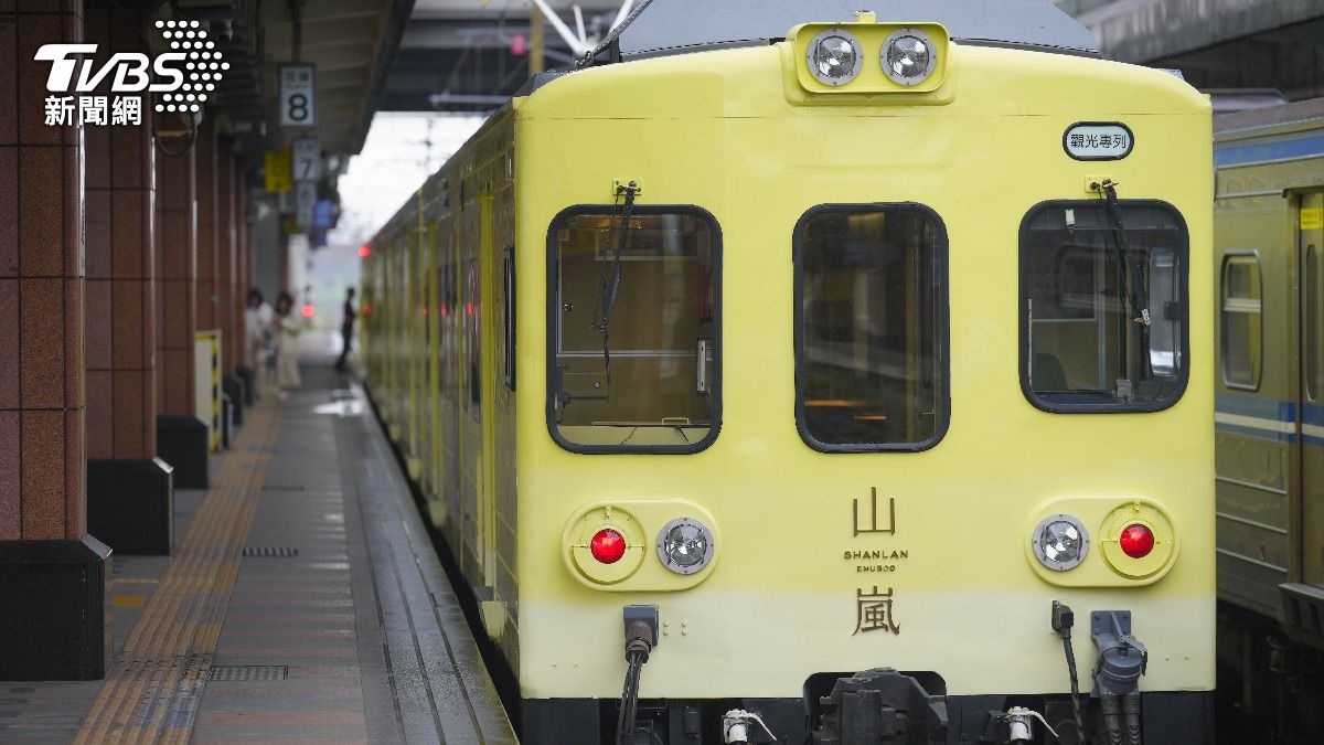 山嵐號以清新黃綠色系為主色調。(圖/華子琛攝)
