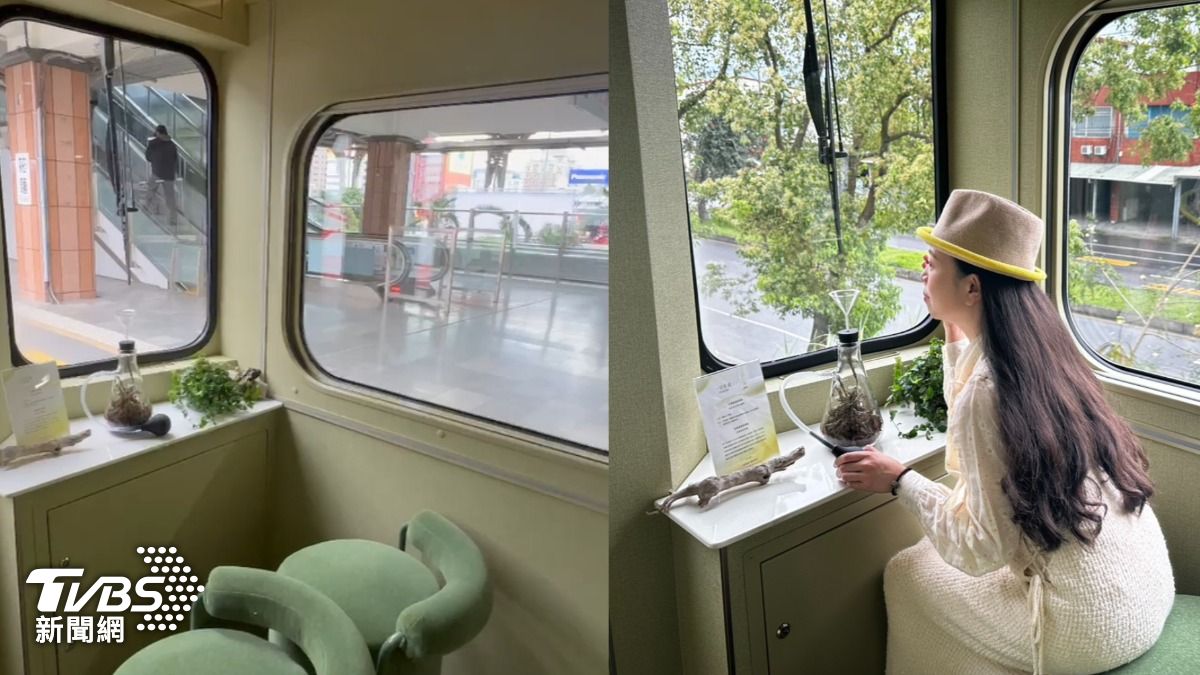 車上共鳴室設置香氣體驗裝置。(圖/陳昫蓁攝)