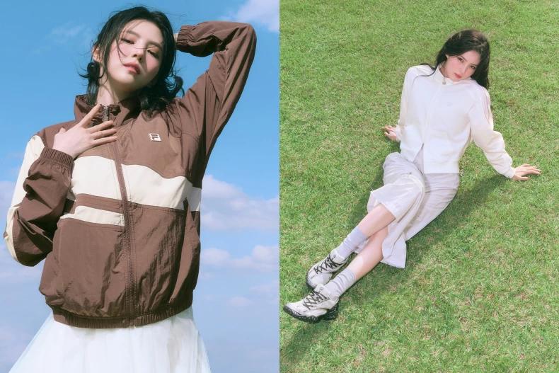 韓韶禧曬出新款「FILA Eshape V2」掀起搶購熱潮。(圖/翻攝自IG@FILA_korea)