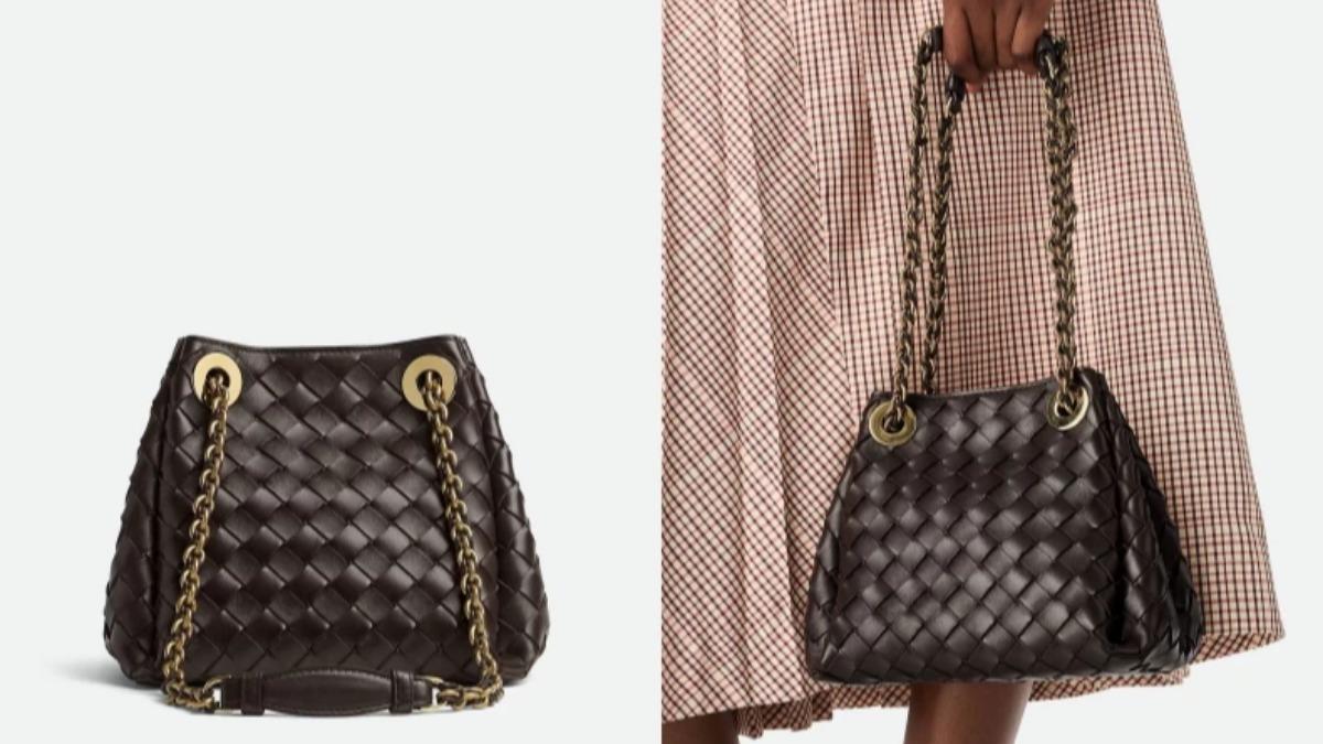 Bottega Veneta推出「鏈帶款」Parachute Chain。（圖／翻攝自Bottega官網）