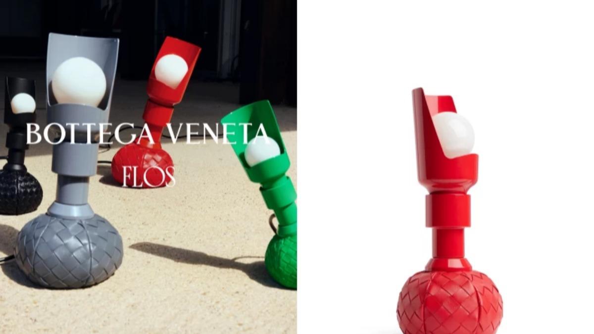 BOTTEGA VENETA x FLOS 特別版桌燈。（圖／翻攝自Bottega官網）