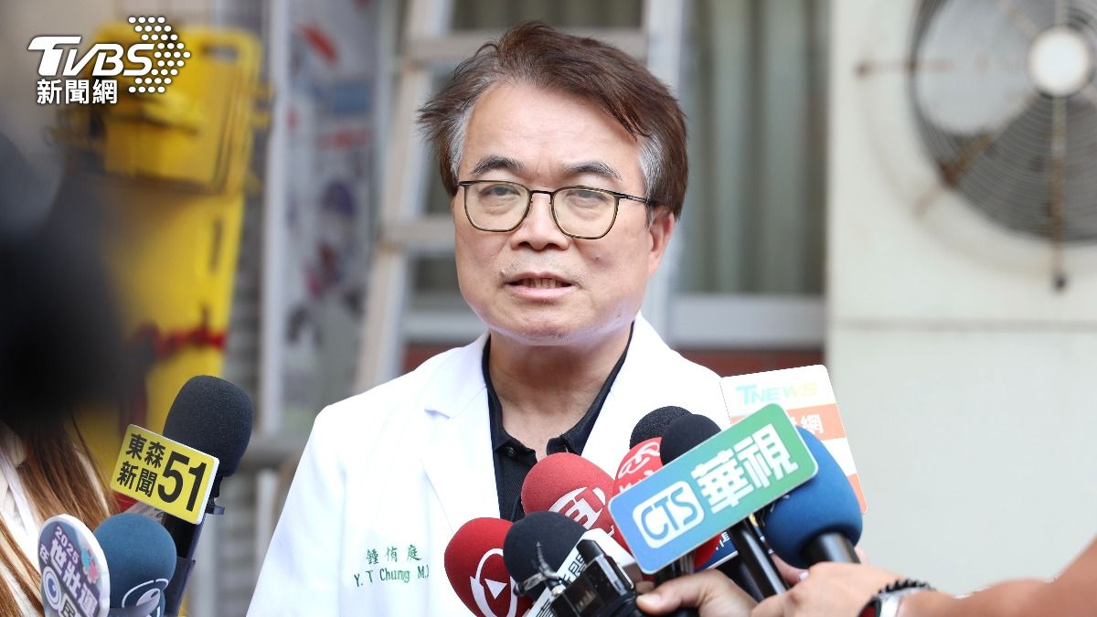 消防局醫療指導醫師召集人暨亞洲大學附設醫院急診部鍾侑庭主任。(圖/TVBS)
