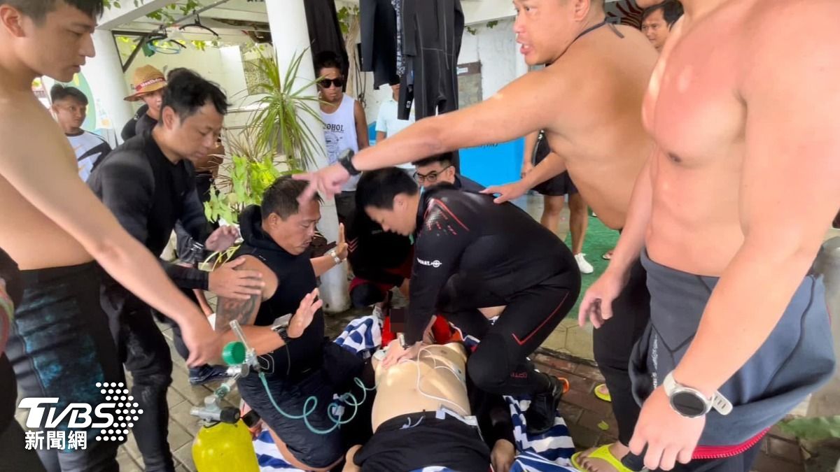 菲國度假也救人!韓籍潛水客突倒地無呼吸 台籍勇消CPR救命