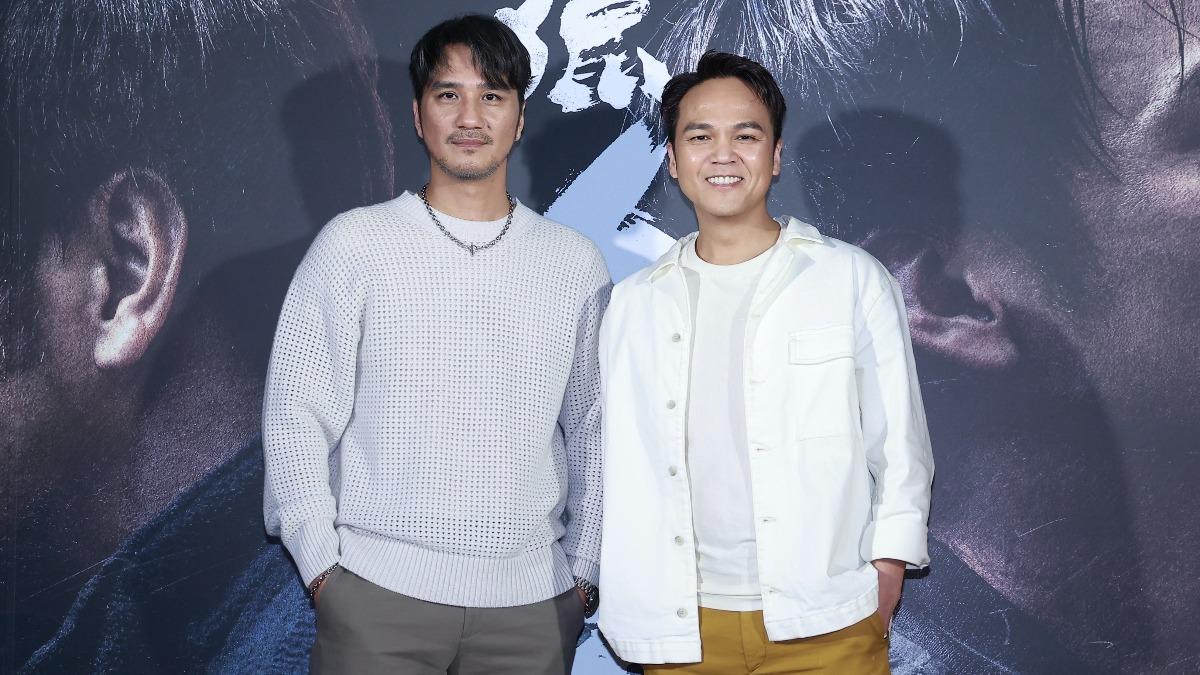 《獵人兄弟》首映會,徐詣帆(右)、馬志翔。(圖/記者黃城碩攝)