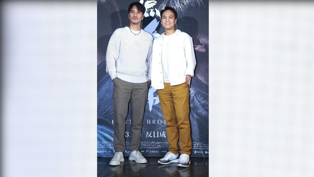 《獵人兄弟》首映會,徐詣帆(右)、馬志翔。(圖/記者黃城碩攝)