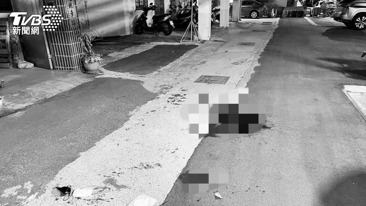 台中市龍井區昨(20)日晚間20時發生一起驚悚兇殺案。(圖/TVBS)