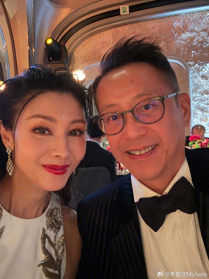 許晉亨﹑李嘉欣在2008年結婚。（圖／翻攝自李嘉欣微博）