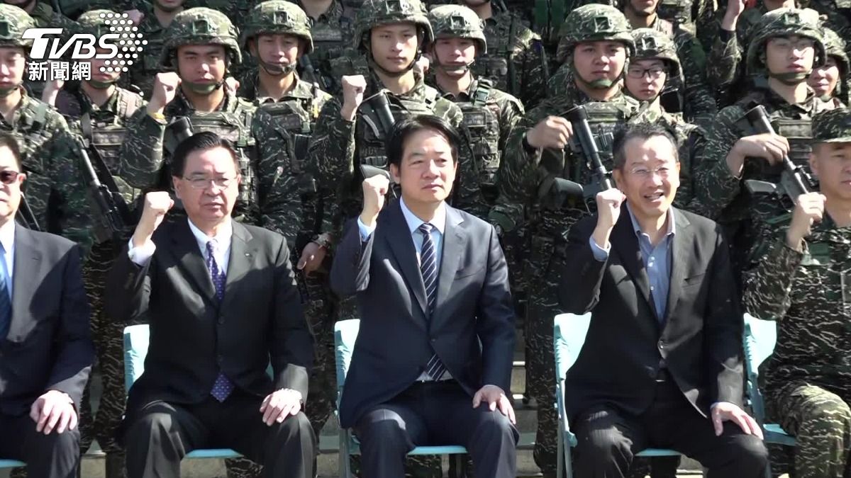 賴清德宣布對國軍加給。(圖/TVBS)