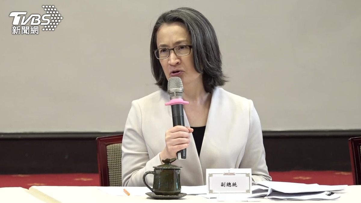 副總統蕭美琴在關稅戰中角色不明。(圖/潘袁詩羽攝)