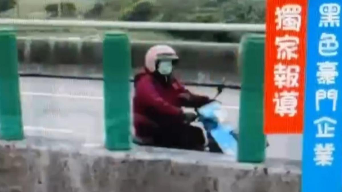 台南阿姨闖台84快速道路 機車一路「逆向飆」慘了