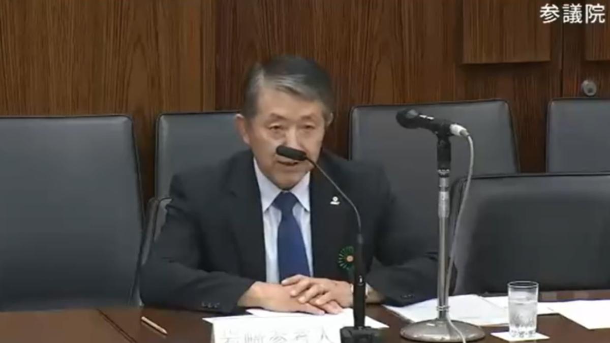 日媒報導岩崎茂獲聘政務顧問 政院證實（圖／Nth國會YT官網）