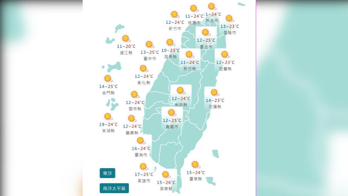 圖/中央氣象署