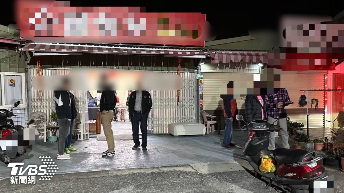 嘉義縣竹崎親水公園附近一間快炒店,發生酒後衝突事件。(圖/TVBS)