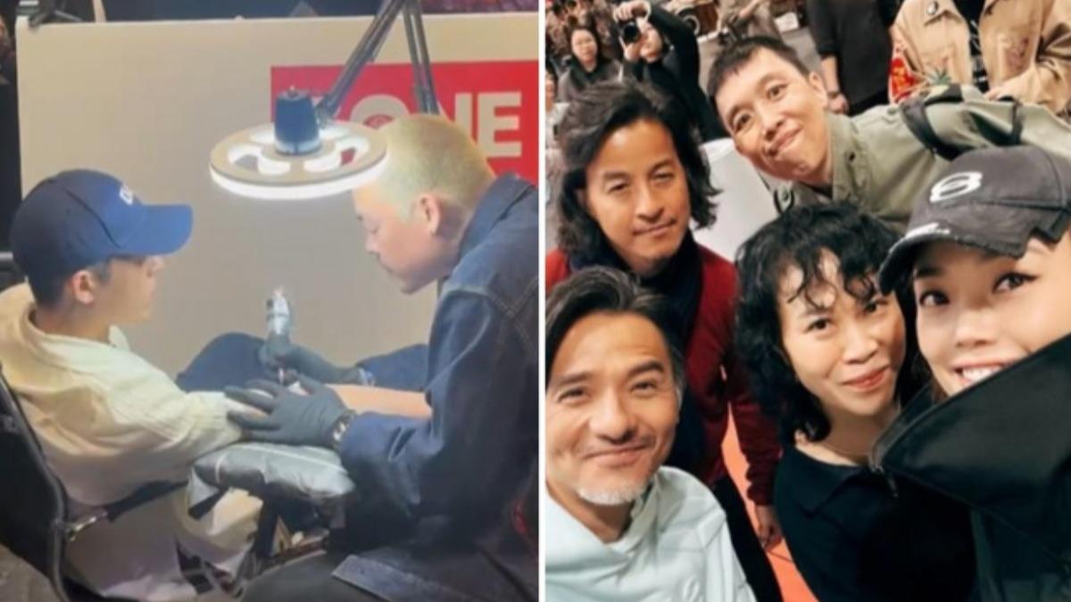 潮人雲集ComplexCon!陳冠希打完麻將玩紋身 容祖兒+劉嘉玲支持好友