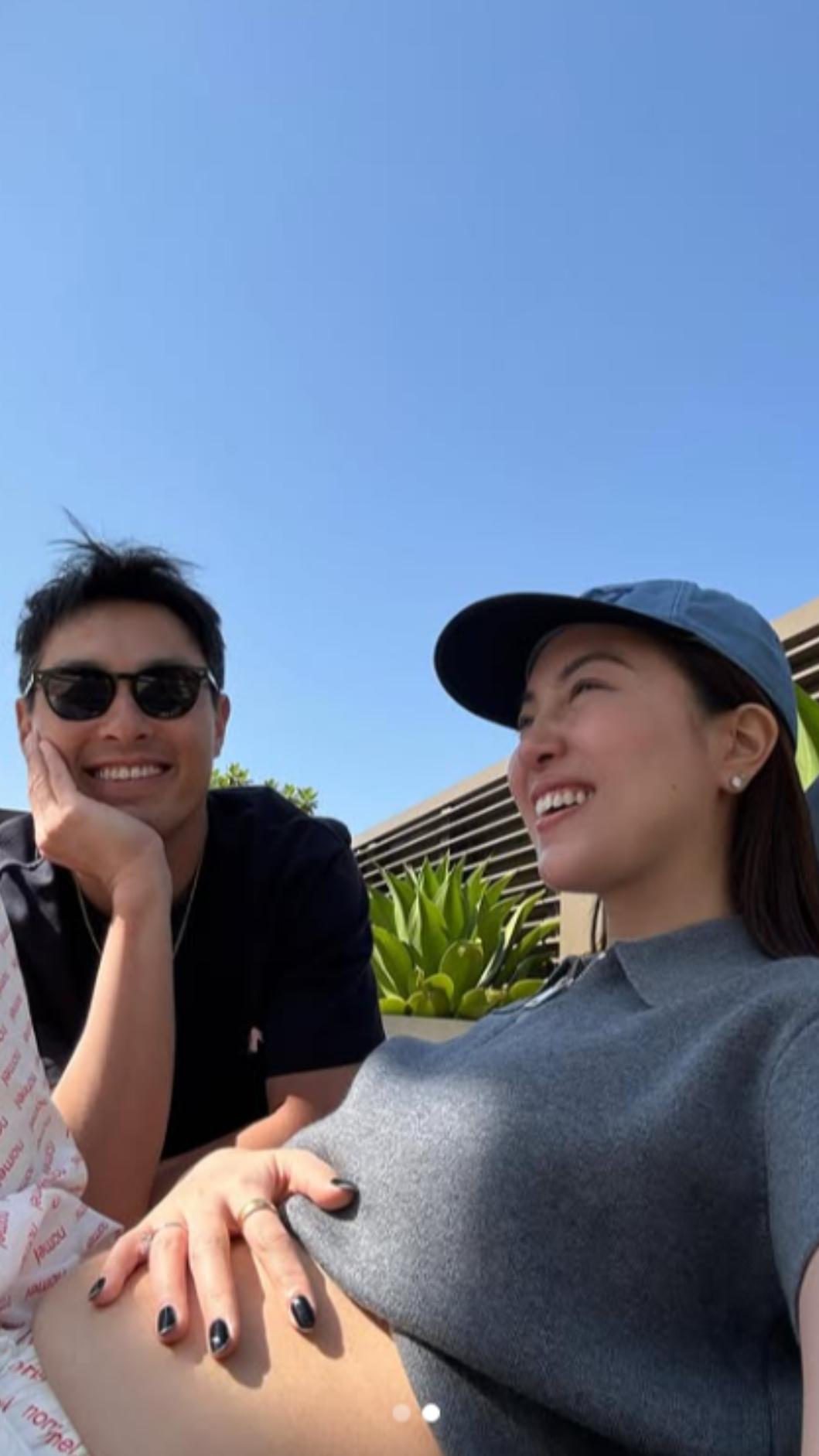 Melinda繼2個女兒之後再度懷孕。(圖/翻攝自IG)