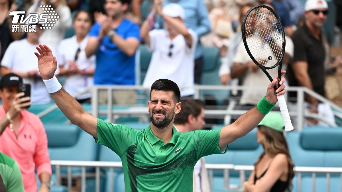 喬科維奇大師賽411勝創紀錄 超越納達爾成ATP單打王