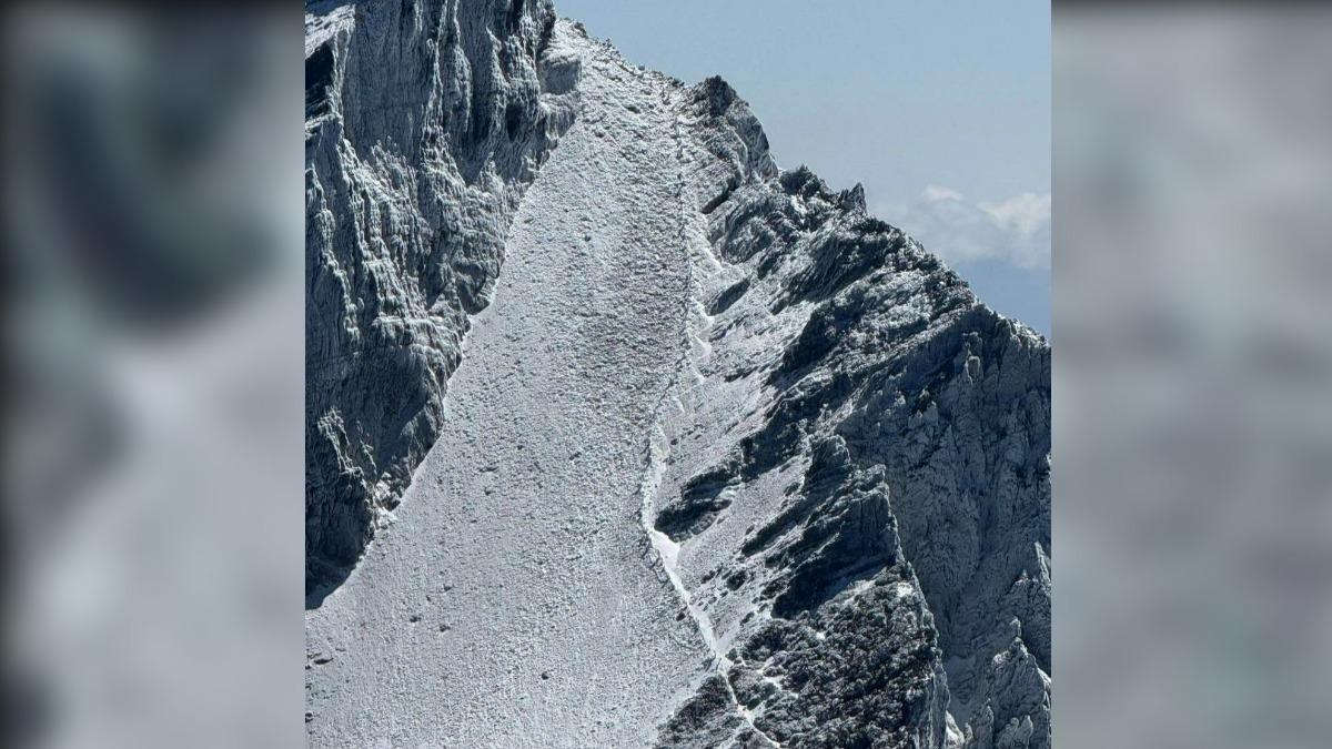 山難發生地魔王坡落差超過400公尺。（圖／玉管處提供）