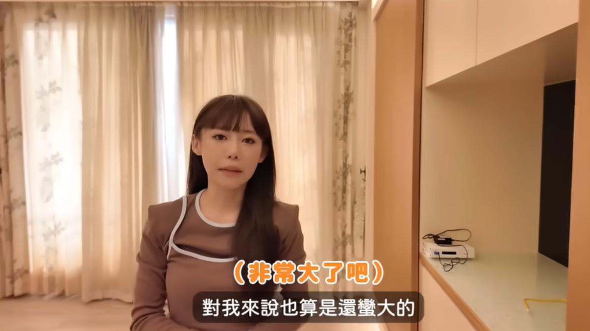 紀卜心新居40坪大。(圖/翻攝自Kimi紀卜心 YT頻道)