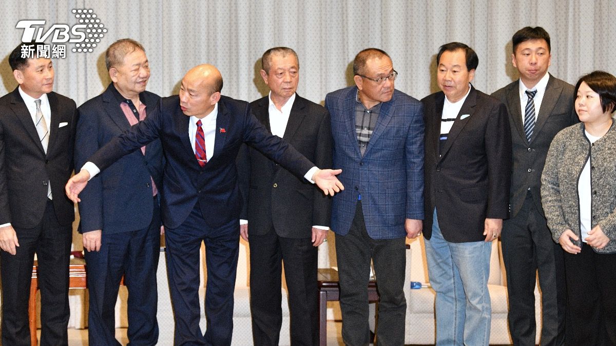 全國正副議長聯誼會拜會韓國瑜,商討助理費除罪化事宜。(圖/胡瑞麒攝)